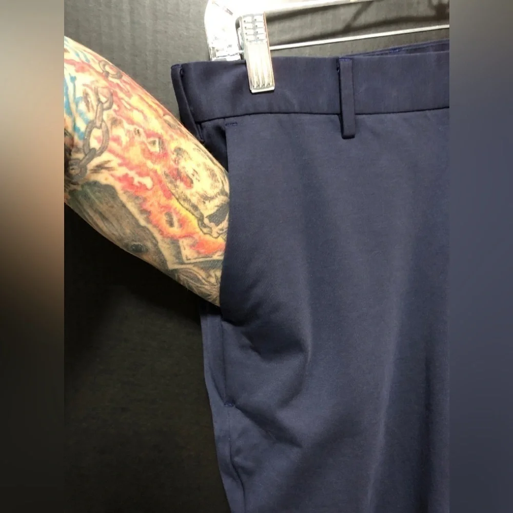 🪽Banana Republic Navy Preppy Slim Luxe Jersey City Pants